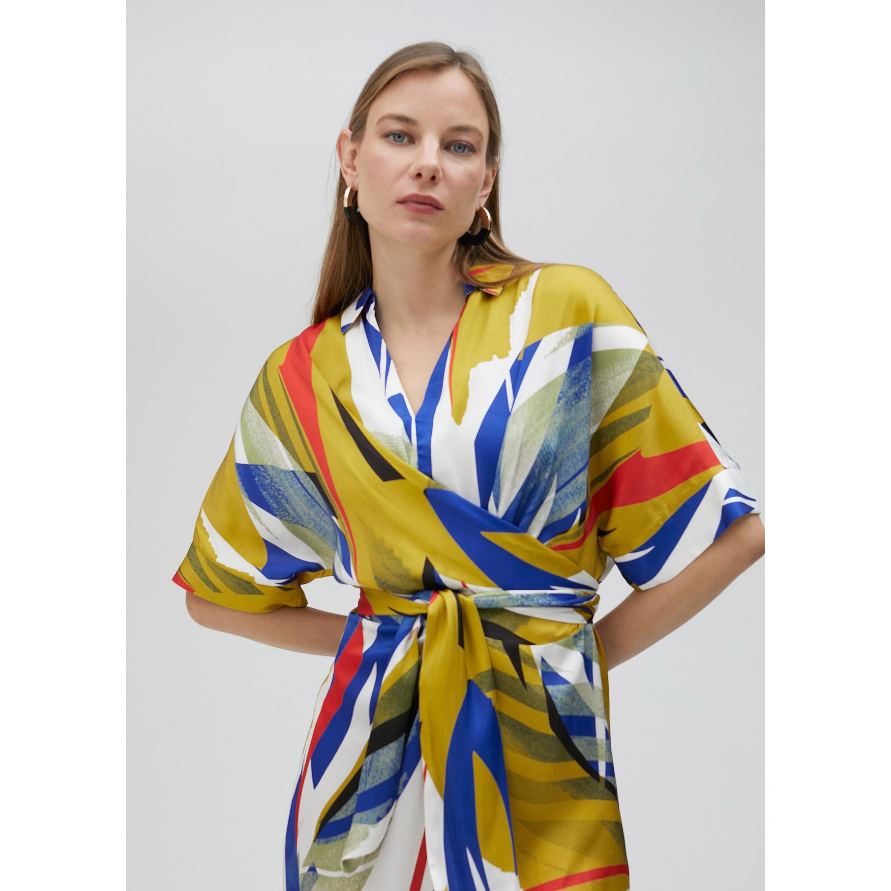 Vestito corto con stampa