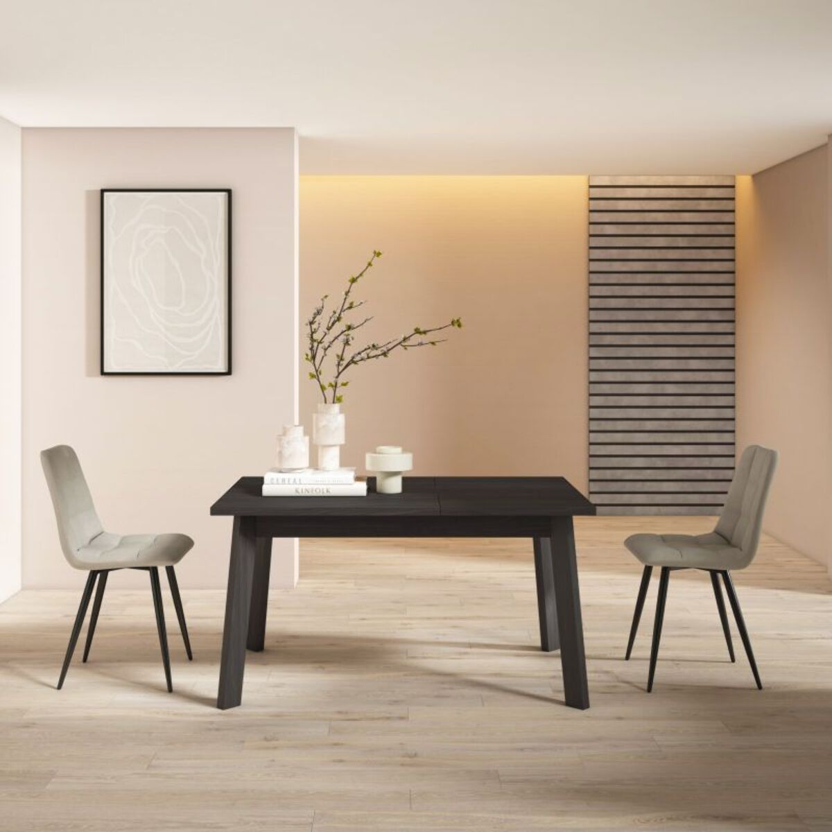 Mesa de comedor Naira 140 Negro