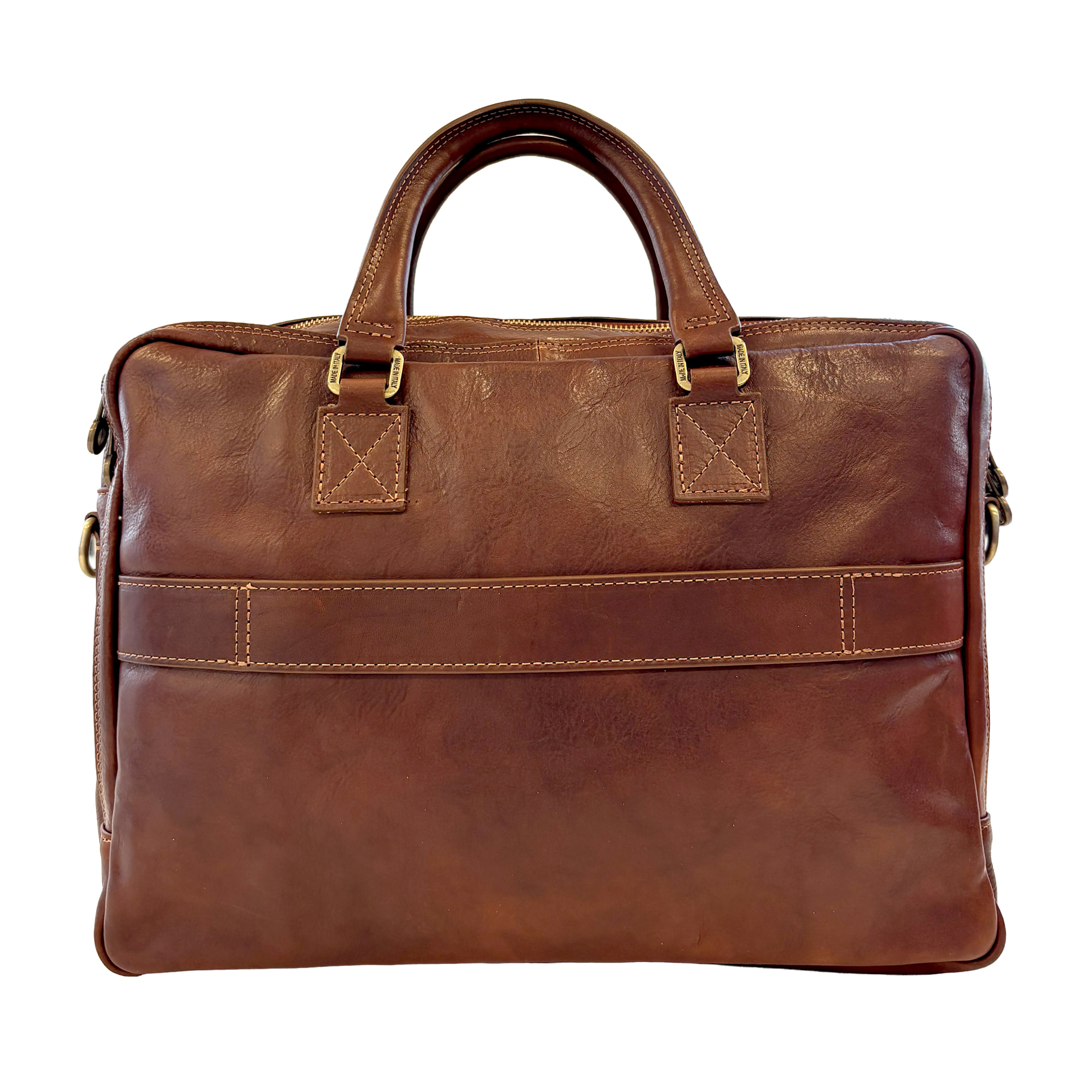 Borsa Ventiquattrore Unisex Borsa Portadocumenti da Lavoro in Pelle