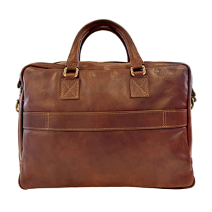 Borsa Ventiquattrore Unisex Borsa Portadocumenti da Lavoro in Pelle
