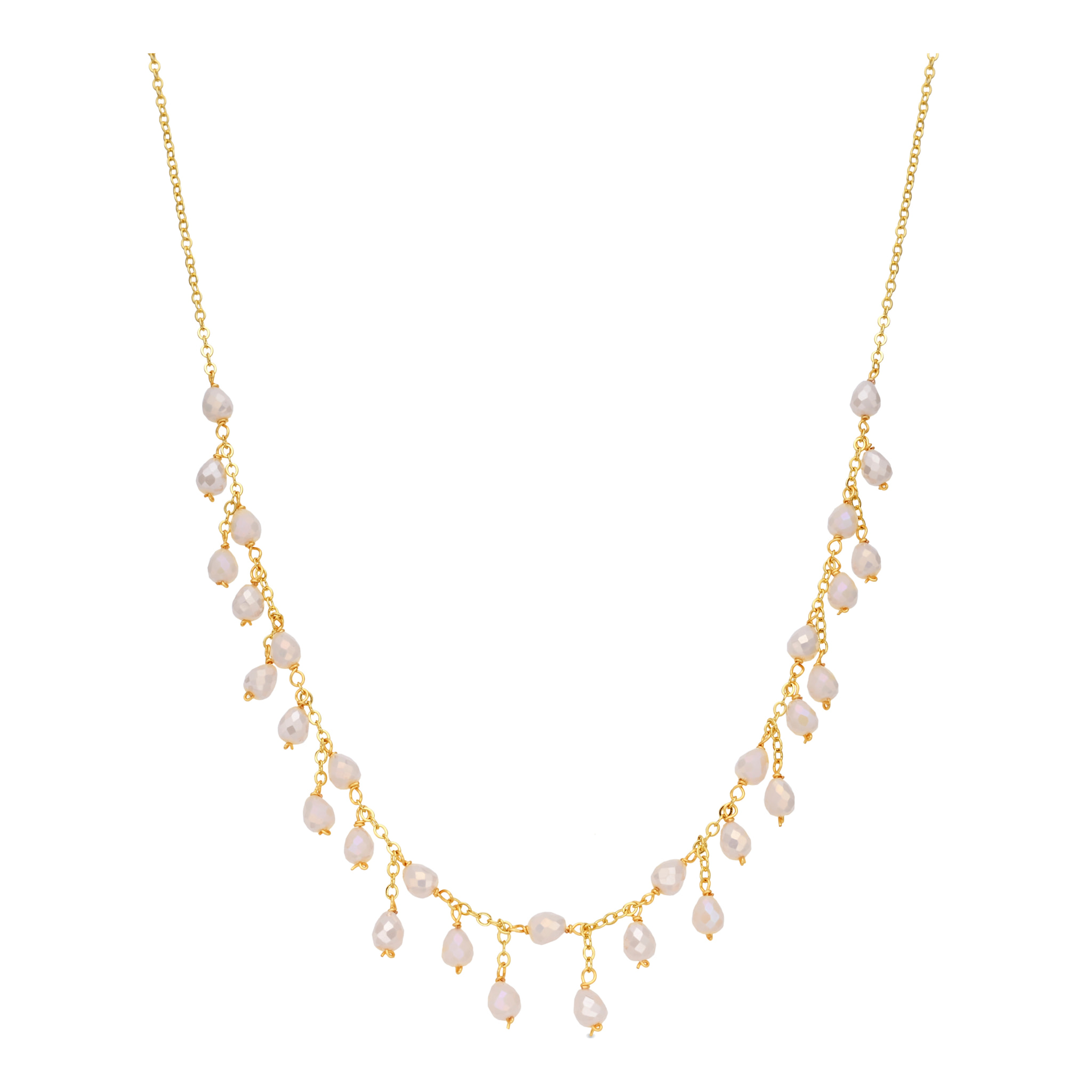 Collar Fyre acabado oro amarillo 18k