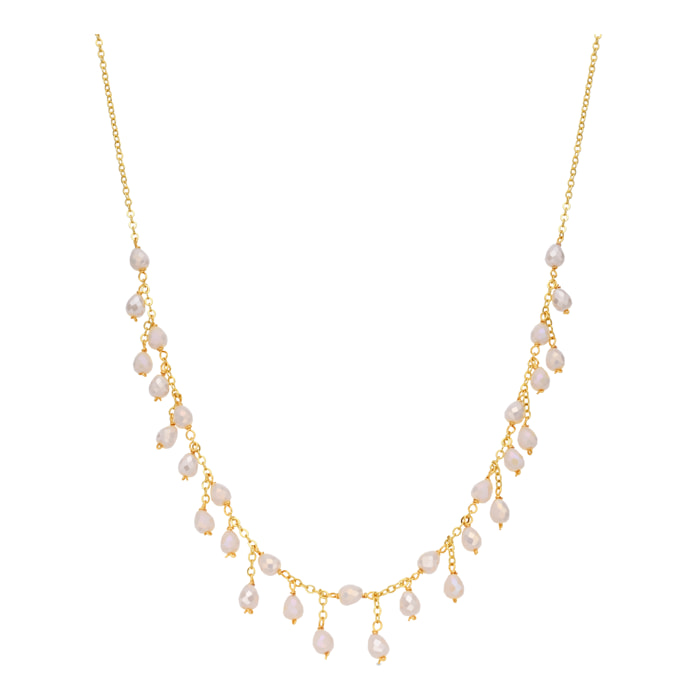 Collar Fyre acabado oro amarillo 18k
