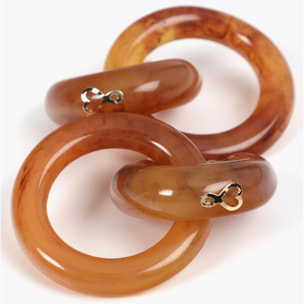 Orecchini Frontali in Acrilico