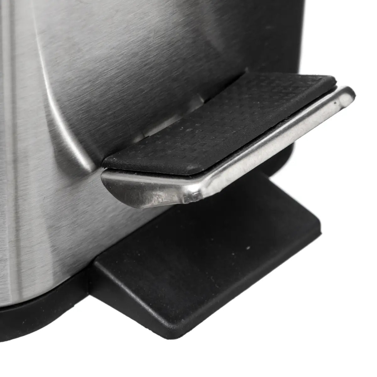 Poubelle rectangulaire soft close inox 5L