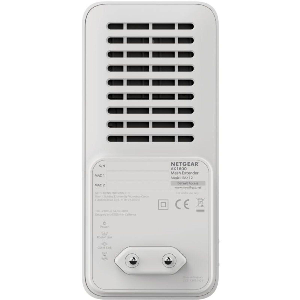Répéteur Wifi NETGEAR WIFI 6 EAX12 - AX1600 - 1 port