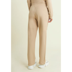 Pantaloni regular con gamba dritta e coulisse