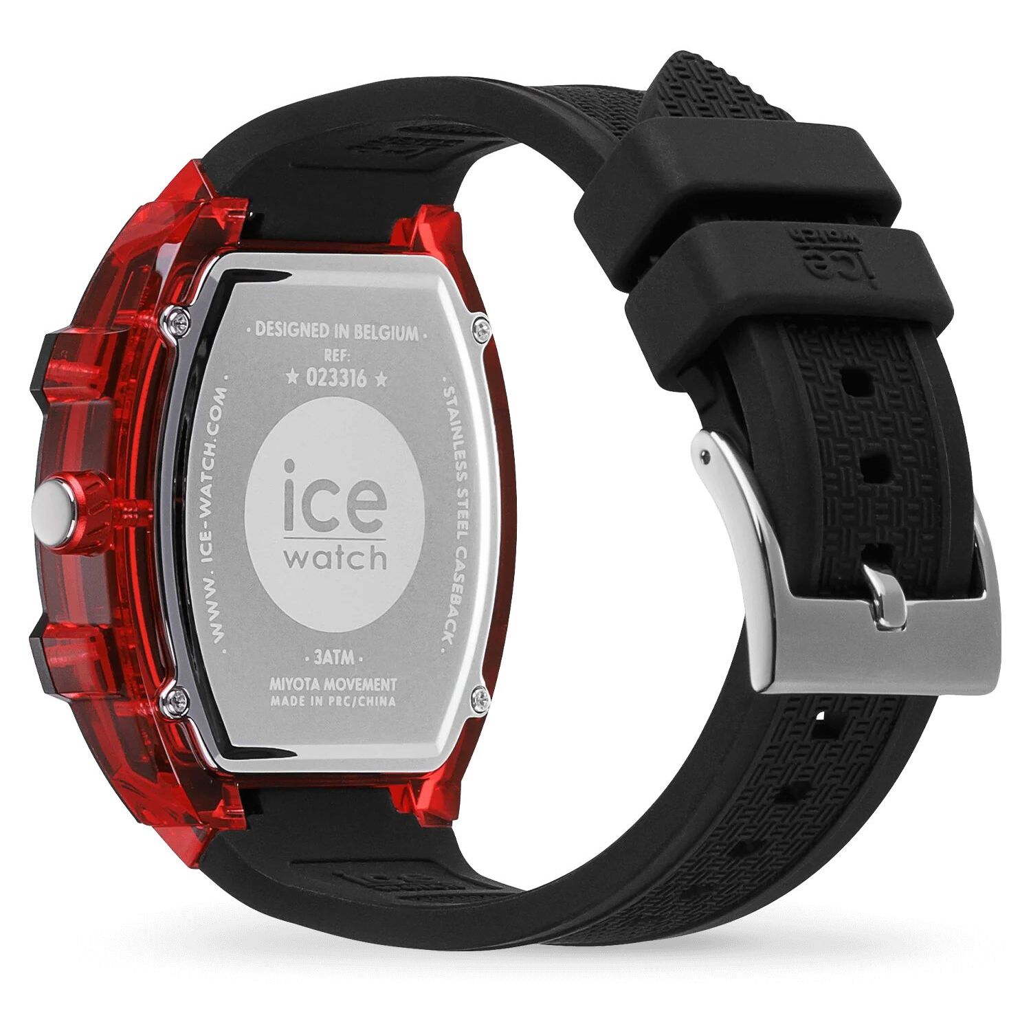 Reloj Ice 023316 Hombre Analogico Cuarzo con Correa de Silicona