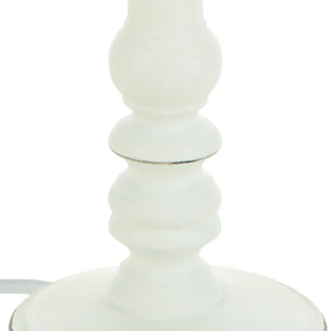 Lampe "Leo" blanc H36cm
