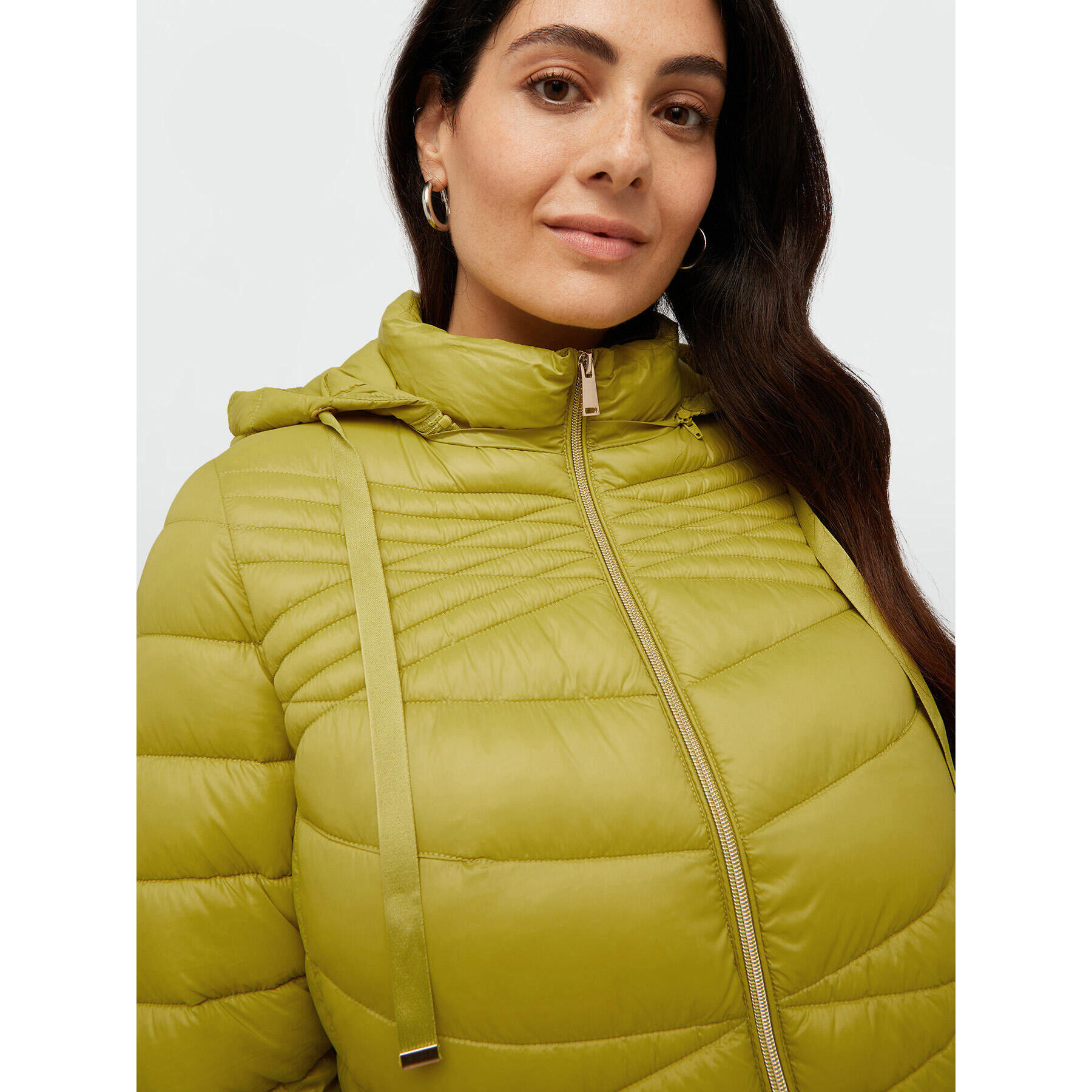 Fiorella Rubino - Piumino leggero trapuntato in Sorona® Aura - Verde