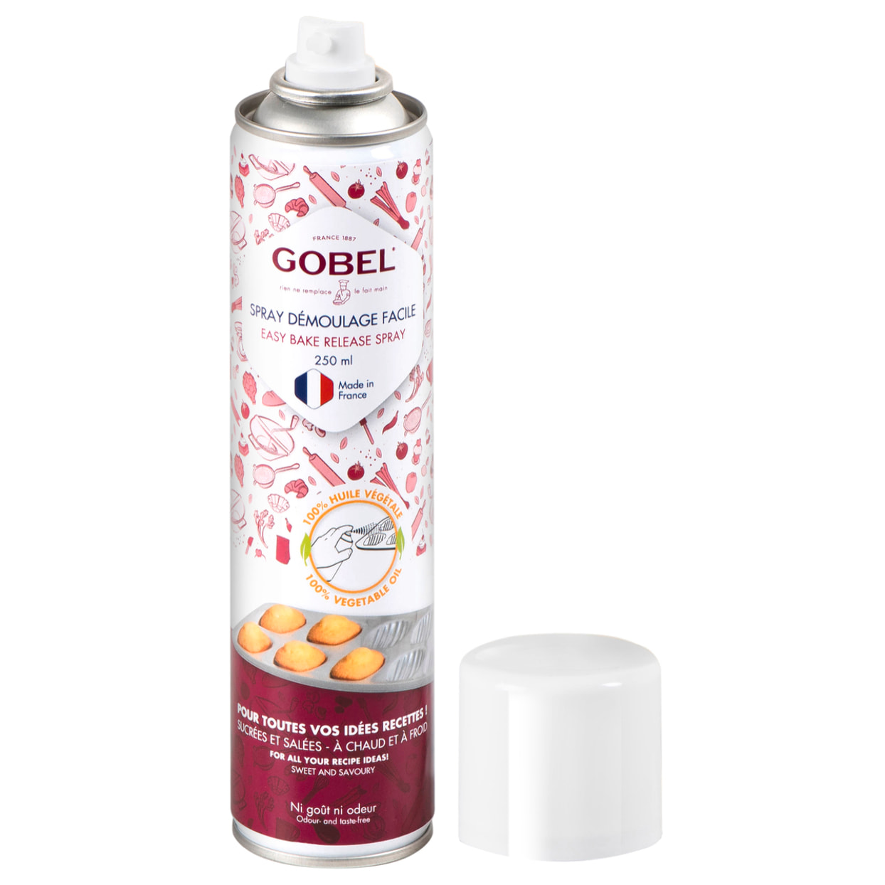 Spray alimentaire démoulage facile - 250 ml