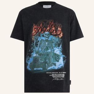PHILIPP PLEIN Maglietta girocollo Ss SKELETON