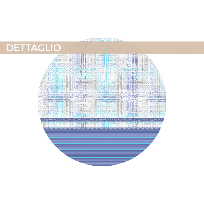 Completo Lenzuola Disegno Astra Azzurro CN