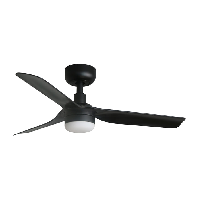MINI PUNT S LED Ventilador de techo negro