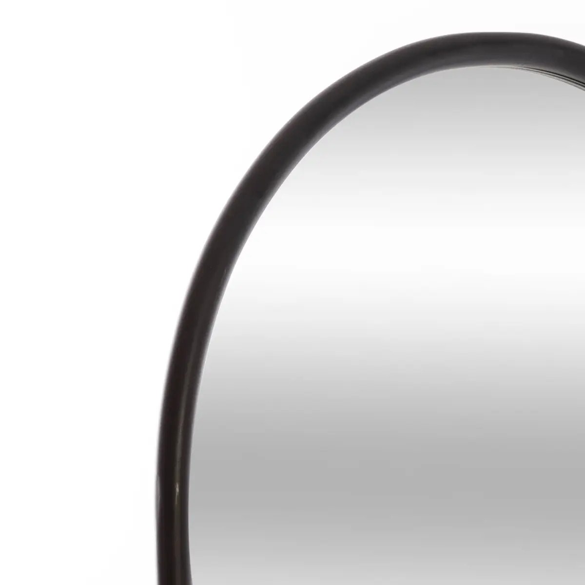 Miroir sur pied noir métal noir H140cm