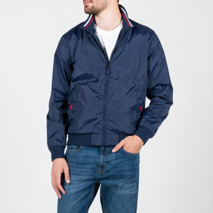 Giubbino nylon con stampa logo high density