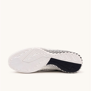 MUNICH RONDO 22 Zapatillas de Fútbol Sala Profesionales Blanco y Negro Diseño Líneas