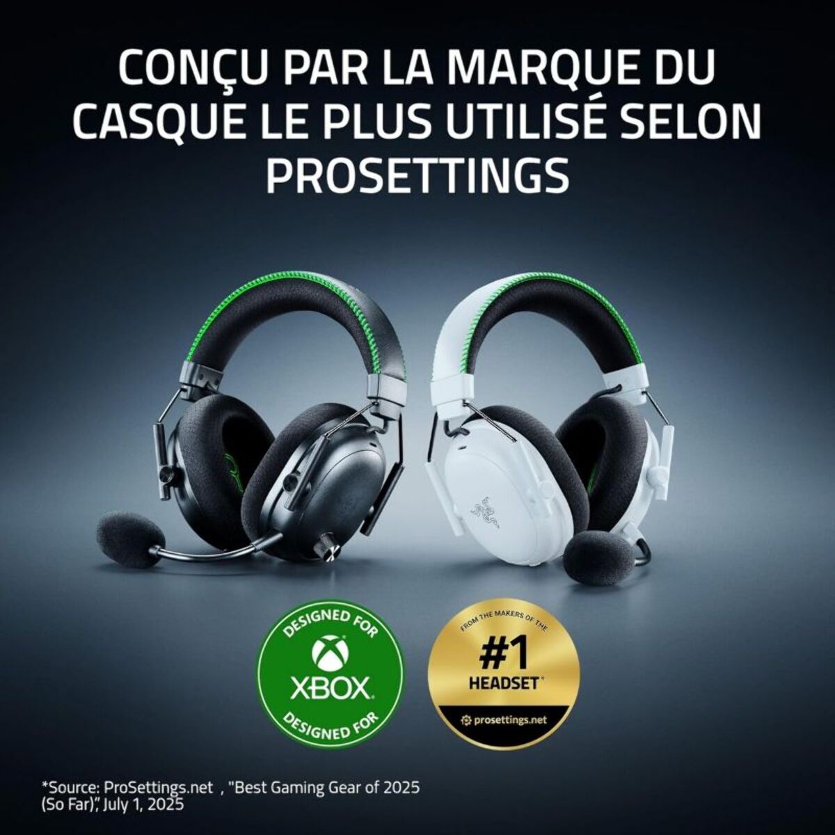 Casque gamer RAZER BLACKSHARK V3 PRO XBOX BLANC