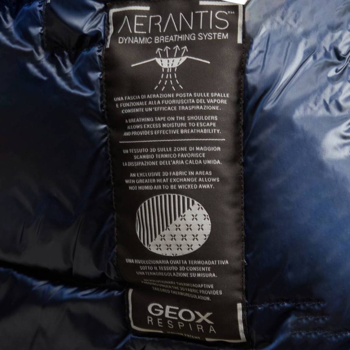 Abrigos Hombre de la marca GEOX  modelo M AERANTIS PARKA AZUL