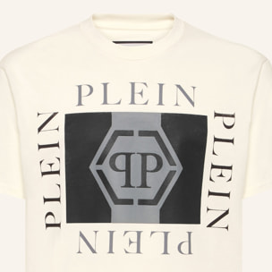 PHILIPP PLEIN Camiseta de cuello redondo y manga corta HEXAGON