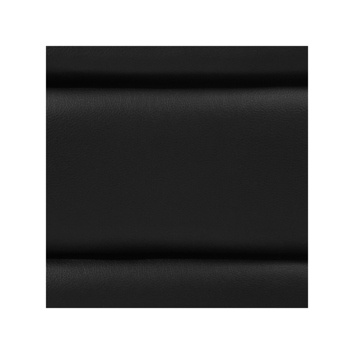 Lit double queen size simili noir 160x200cm - SONNA