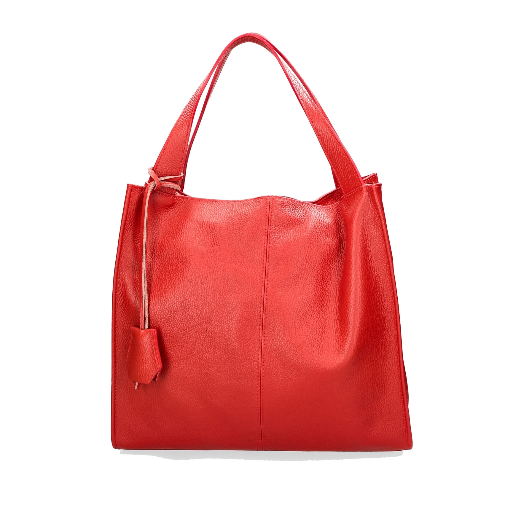 Borsa a spalla da Donna Chiara in Vera Pelle Made in Italy 36x40x12 cm