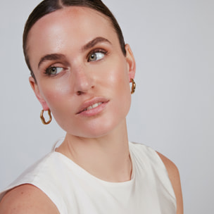 Pendientes Imsil acabado oro amarillo 18k