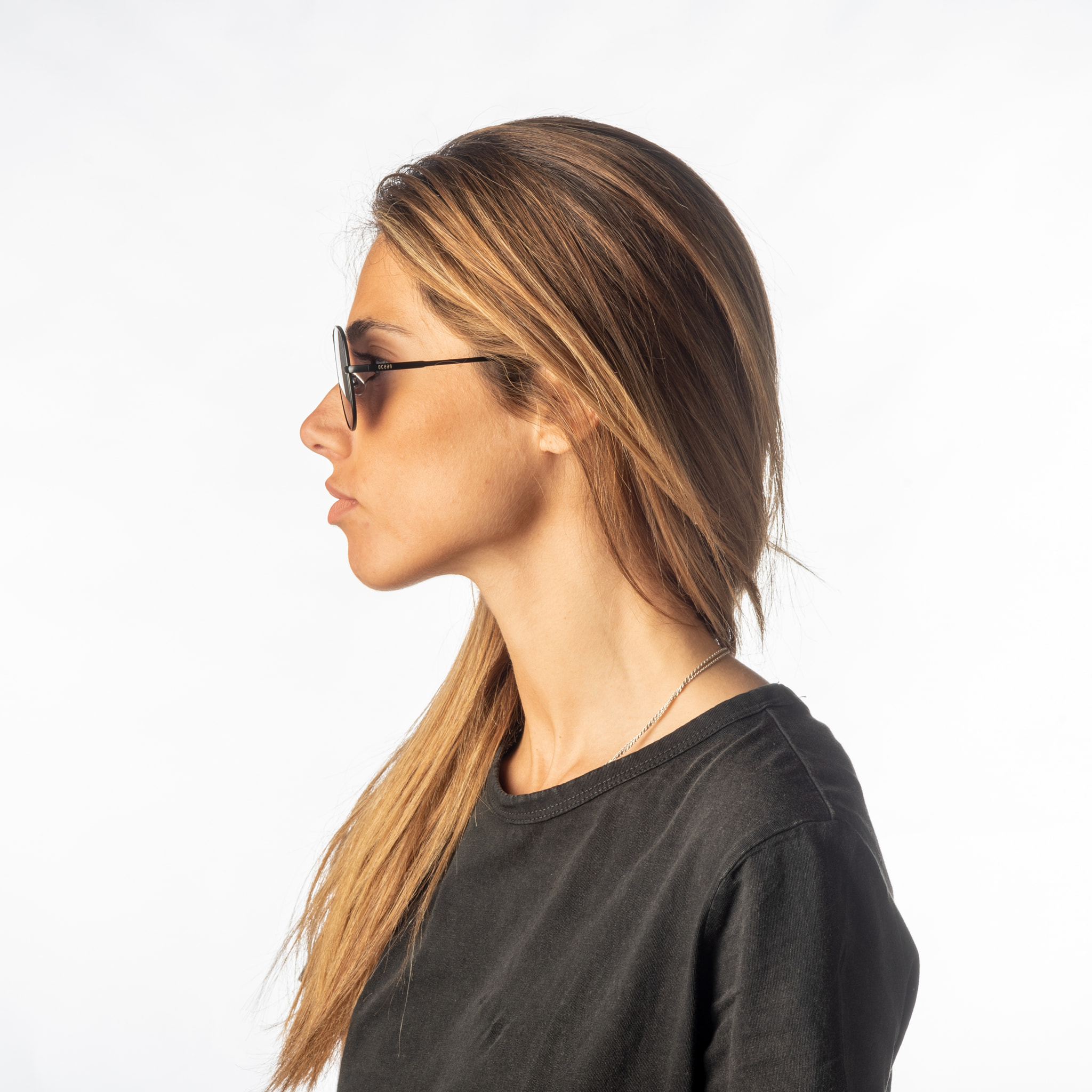 Gafas de sol OCEAN BONILA - Nuevo montura negro mate con plano ahumado