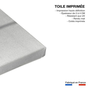 Tableau cinéma Belmondo et delon  Toile imprimée