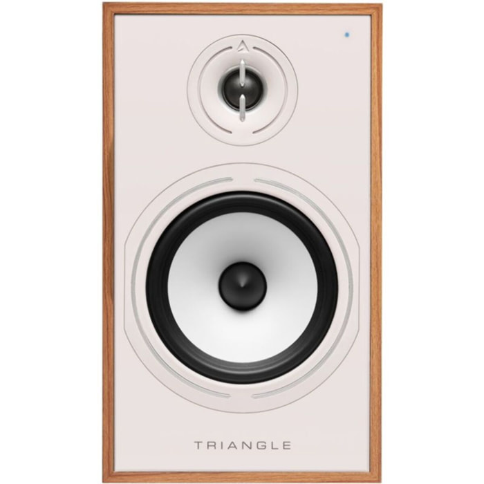 Enceinte bibliothèque active TRIANGLE BR03 Connect Chene