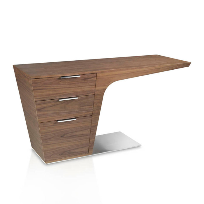 Escritorio de nogal 150x60x76cm