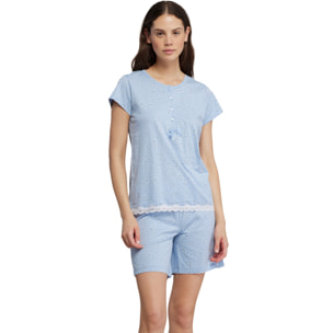 Pigiama donna corto cotone tuly Noidinotte