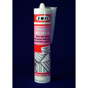 Mastic polymère Emfimastic MS60 EMFI - Cristal Plus - Cartouche de 290 ml - MC029BE001