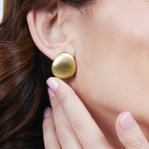 Pendientes Ubras acabado oro amarillo 18k