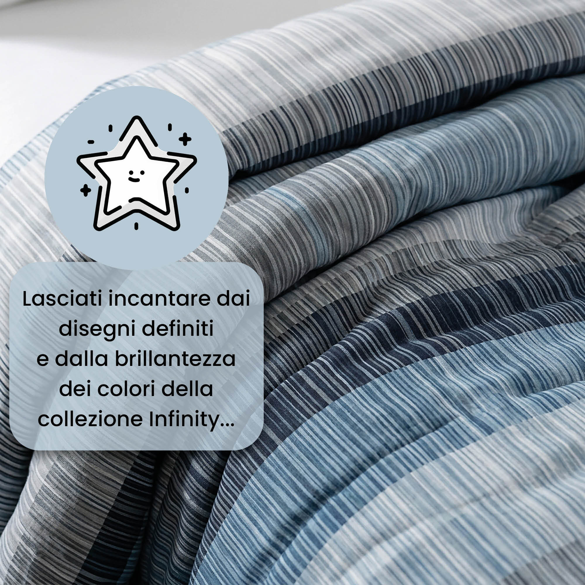 TRAPUNTA INVERNALE INFINITY - 300gr - 100% Microfibra - Made in Italy