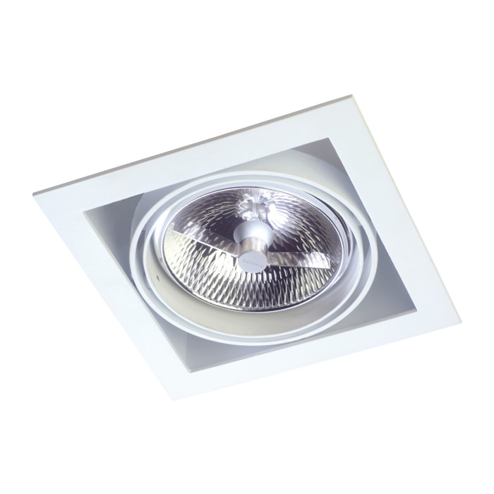 LEDS C4 Downlight Multidir One LED 180Mm Trim 100W 40º Blanco IP20 996Lm