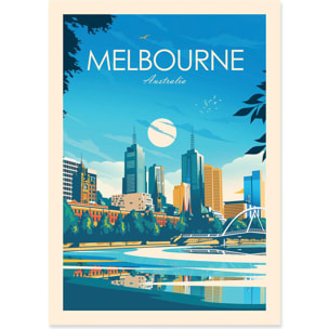 Affiche - Melbourne - Studio Inception