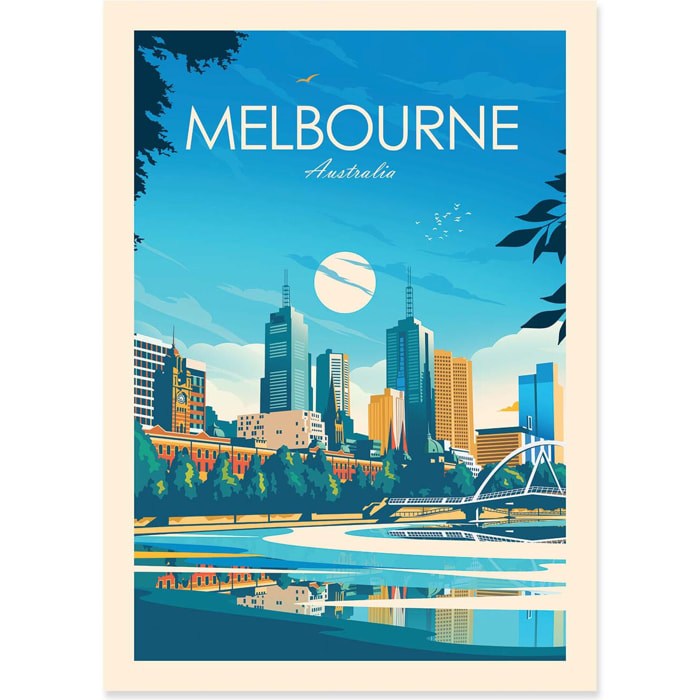 Affiche - Melbourne - Studio Inception