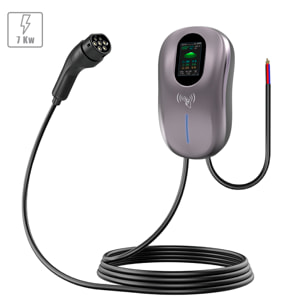 Stazione di ricarica monofase S02. Per auto elettriche CA per la casa. Tipo 2, EV e PHEV, con 32A e 7KW.