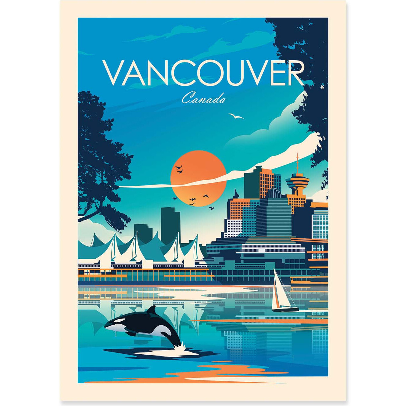 Affiche - Vancouver Canada - Studio Inception
