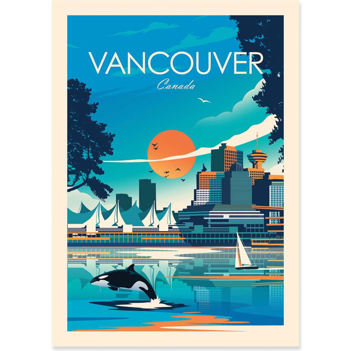 Affiche - Vancouver Canada - Studio Inception