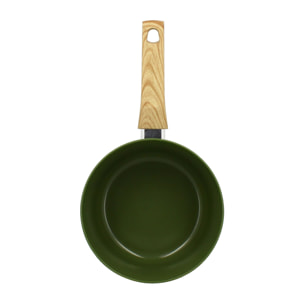 Casserole 20cm avec revêtement céramique vert - tous feux COLORAMA