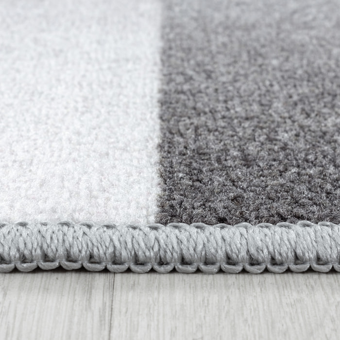 PLAY - Tapis enfant football gris - PLA2906GRI