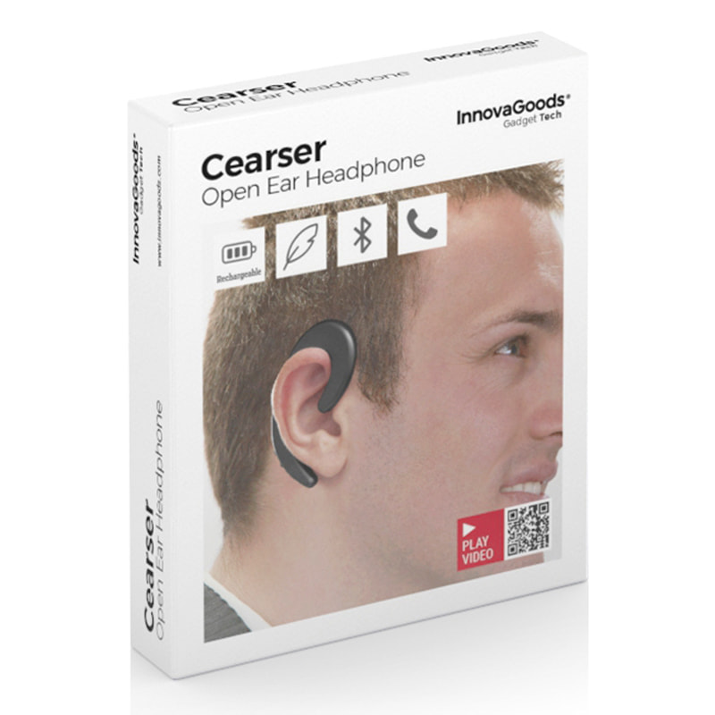 Cuffie Open Ear Cearser InnovaGoods - nero - 7,5 x 4,2 x 0,7 cm