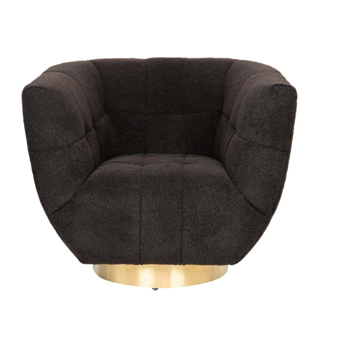 Sillon Acero Inoxidable/boucle Inari 85x75x75 Cm