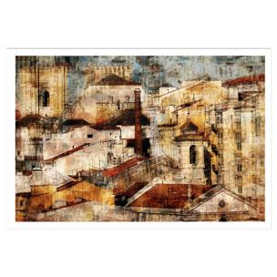 Affiche Alfama Lisbonne Affiche seule