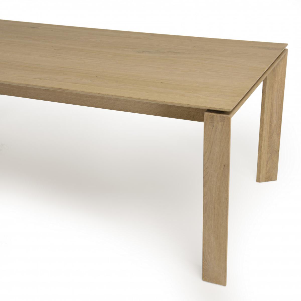 MADISON - Table à manger rectangulaire extensible 220/320cm bois chêne