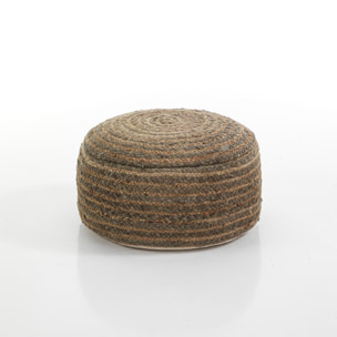 TOMASUCCI Pouf juta NAGAR-B Multicolore