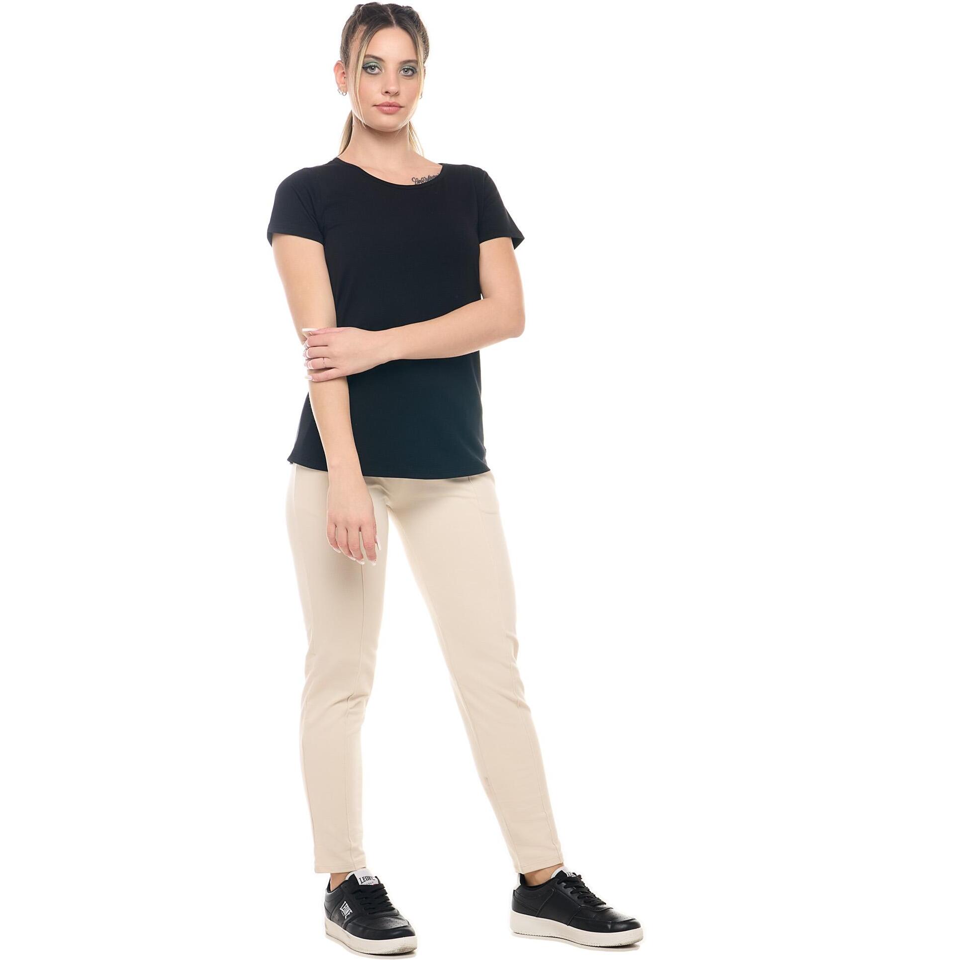 Camiseta de mujer Leone Basic de manga corta