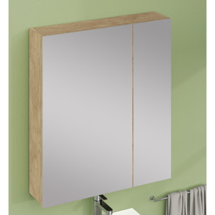 ARMOIRE DE TOILETTE, Alday, 70cm, Bois Naturel