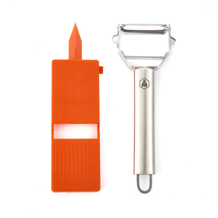 Épluche légumes original + Mini râpe 2 pièces